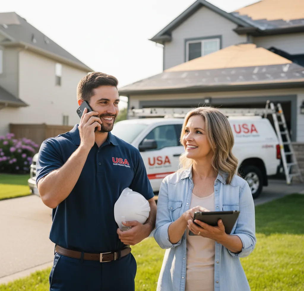 USA Roof Repair Experts customer support in Danville